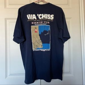 Jeff Foxworthy Redneck Words T-Shirt Size XL Navy WA’CHISS